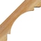 Ekena Millwork 4"W x 14"D x 14"H Merced Rough Sawn Knee Brace, Western Red Cedar BRC04X14X14MRC00RWR - alternate 4